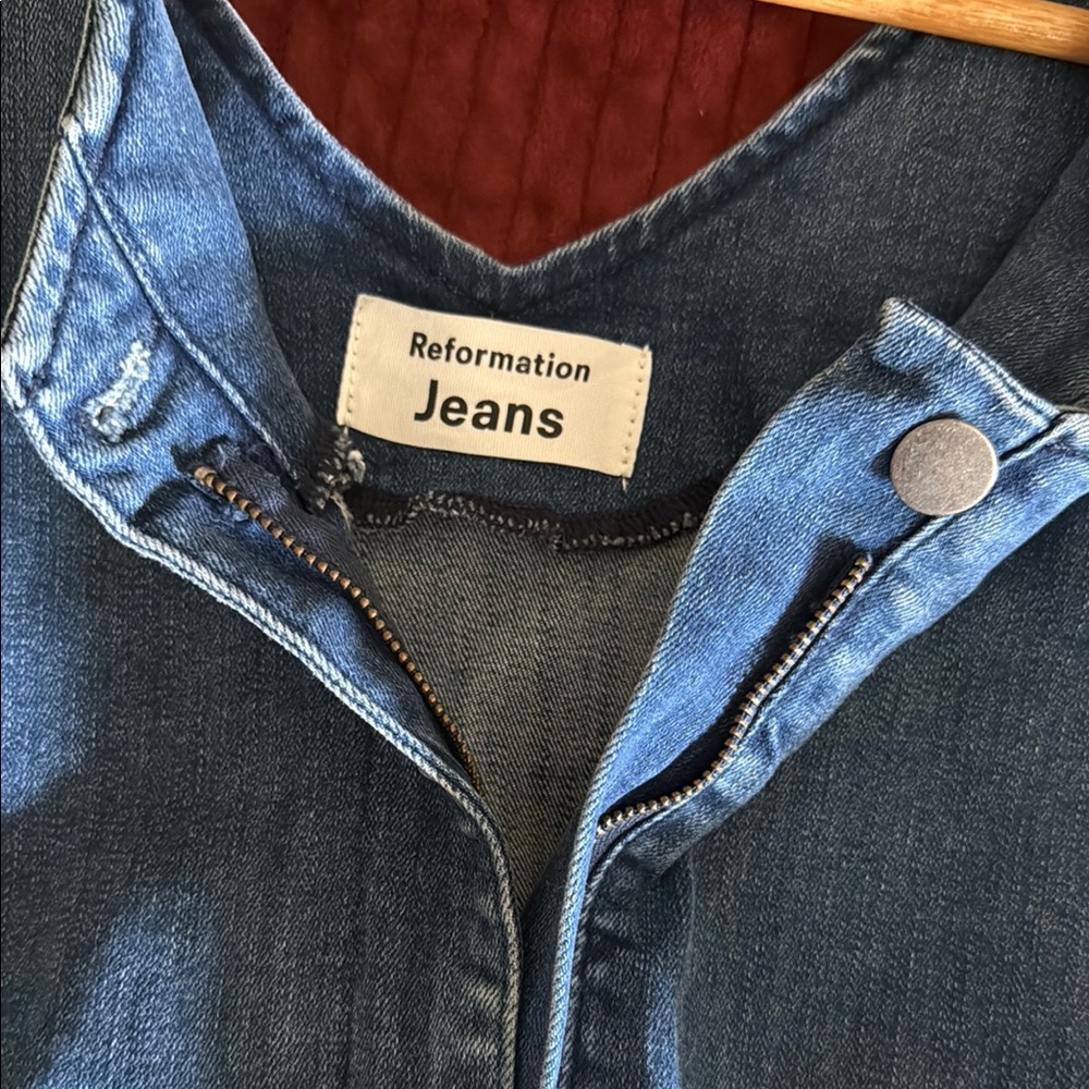 Reformation Indigo Blue Jeans